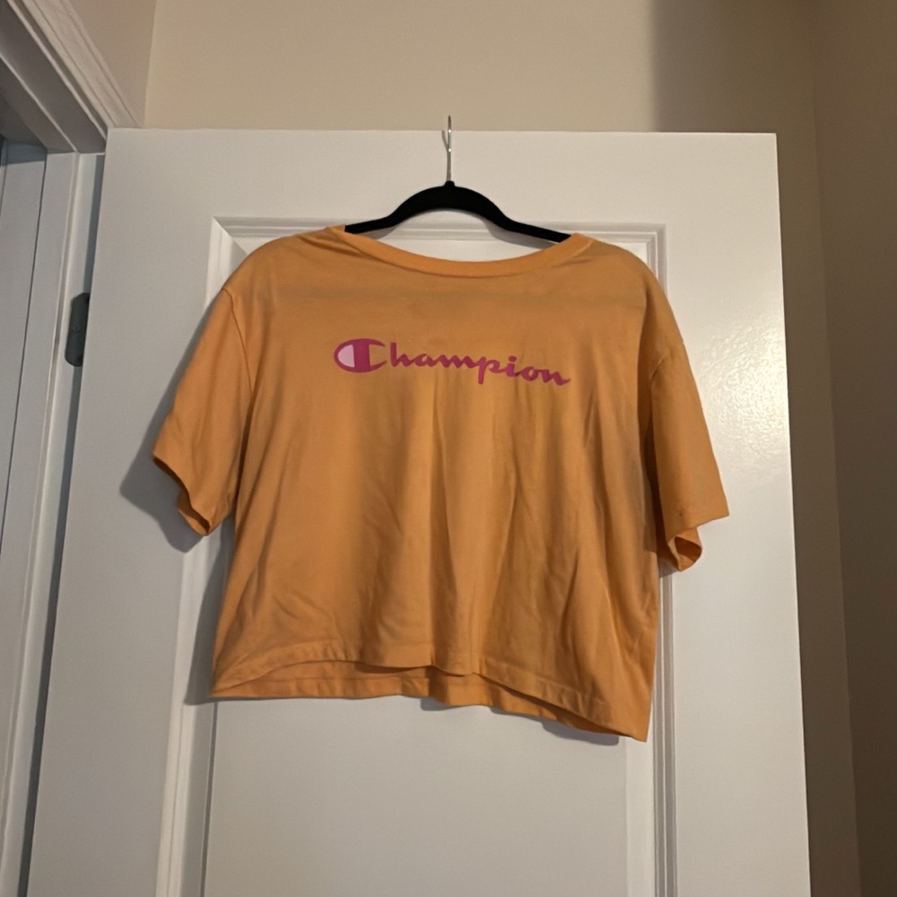 Champion Women's Short Sleeve Tee in Orange